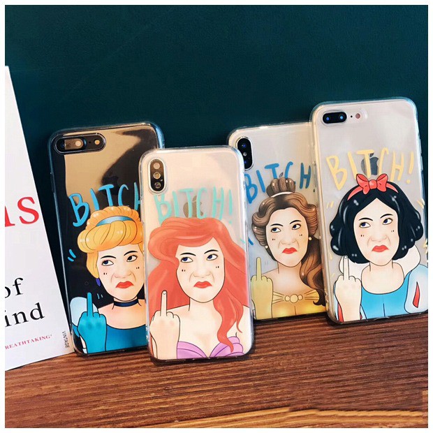 Bad Princess anticrack printing case iphone samsung grand prime a20 oppo a7 f5 f7 f9 a3s vivo y91 y93 y95 v15
