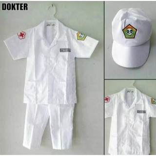 Jual SERAGAM DOKTER ANAK/BAJU DOKTER ANAK/BAJU PERAWAT ANAK/KOSTUM ANAK ...