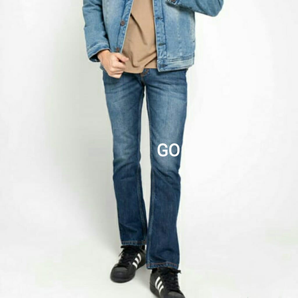 gof A 27-28 CARDINAL CBCBA Celana Panjang Jeans Reguler Fit Slim Fit Straight Slim Bawahan Laki-Laki