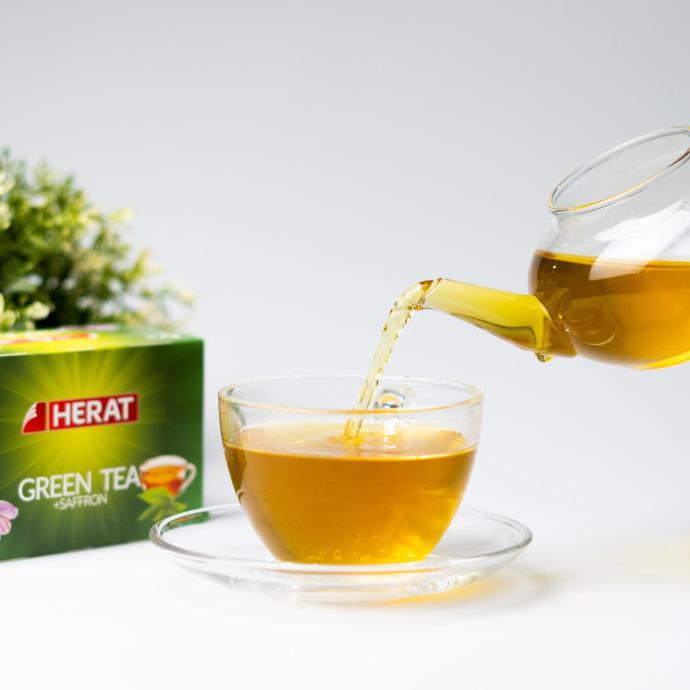 

[[BISA COD]] Teh Hijau Safron Minuman Seduh Green Tea Saffron Original 100% OBRAL Kode 757