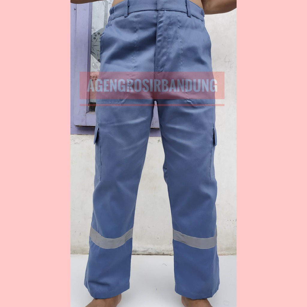 CELANA KERJA SAFETY WEARPACK K3 BAWAHAN COVERALL WEARPACK CELANA KATELPAK