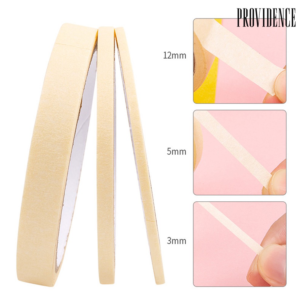 Providence 3 Gulung Stiker Tape Motif Garis-Garis Untuk Dekorasi Nail Art/Manicure