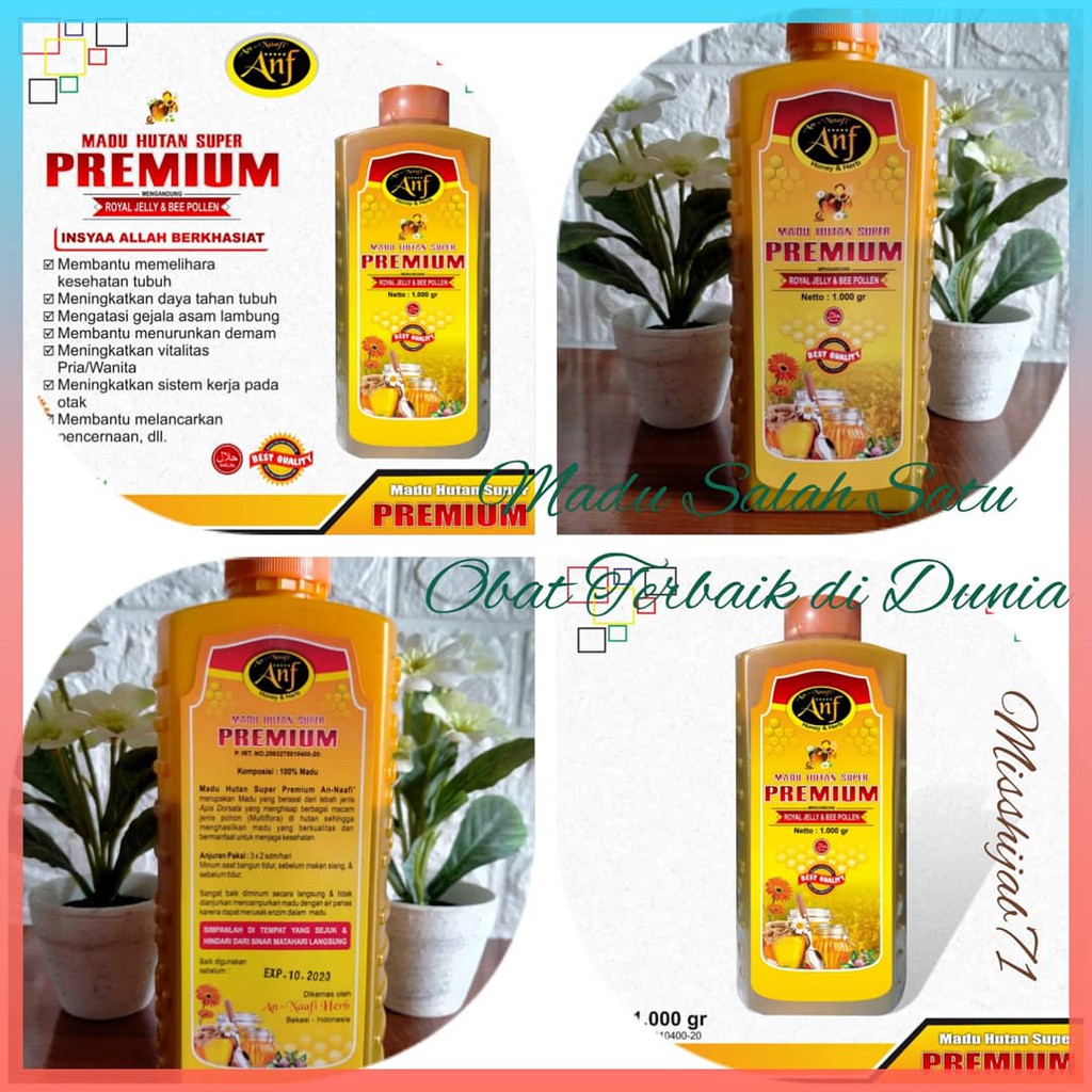 

ANF Madu Hutan Super Premium Honey Bee Pollen Multiflora Best Quality 1kg