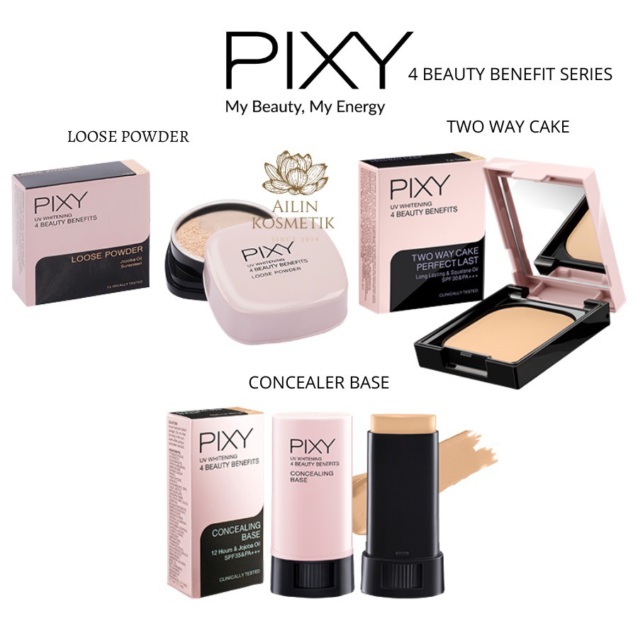 PIXY UV WHITENING 4 BEAUTY BENEFITS SERIES | KOSMETIK WAJAH by AILIN