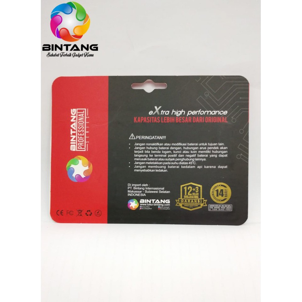 

BATERAI BINTANG EXTRA HIGH PERFORMANCE OPPO K3/BLP715