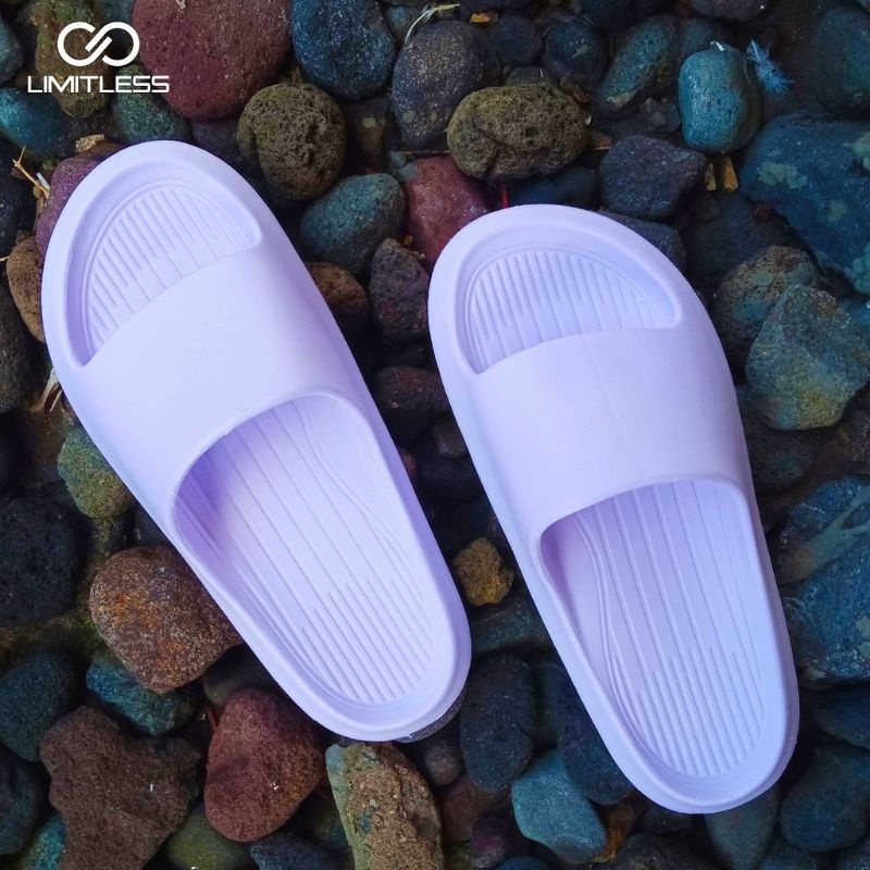 Sandal Wanita Selop Jelly EVA Sandal Cewek Korea Lucu Kamar Mandi Sendal Wanita Slip On Fashionable