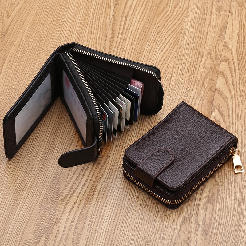 Dompet Kartu Wanita Kasual Motif Import Korea Style PU Dompet Kartu Multifungsi Card Holder Azgalery D60