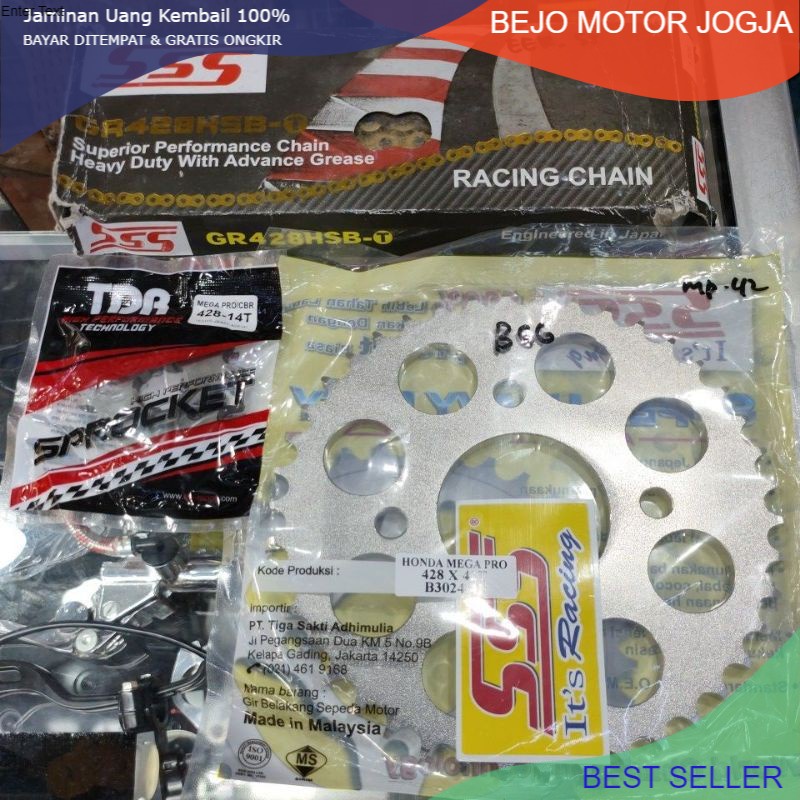 ger set SSS CB 150 R Cbr 150 rr tiger mega pro