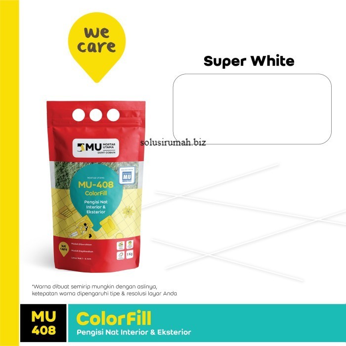 Mortar Utama MU408 / sika ColorFill Pengisi Nat Keramik 1Kg mu 408 PILIH