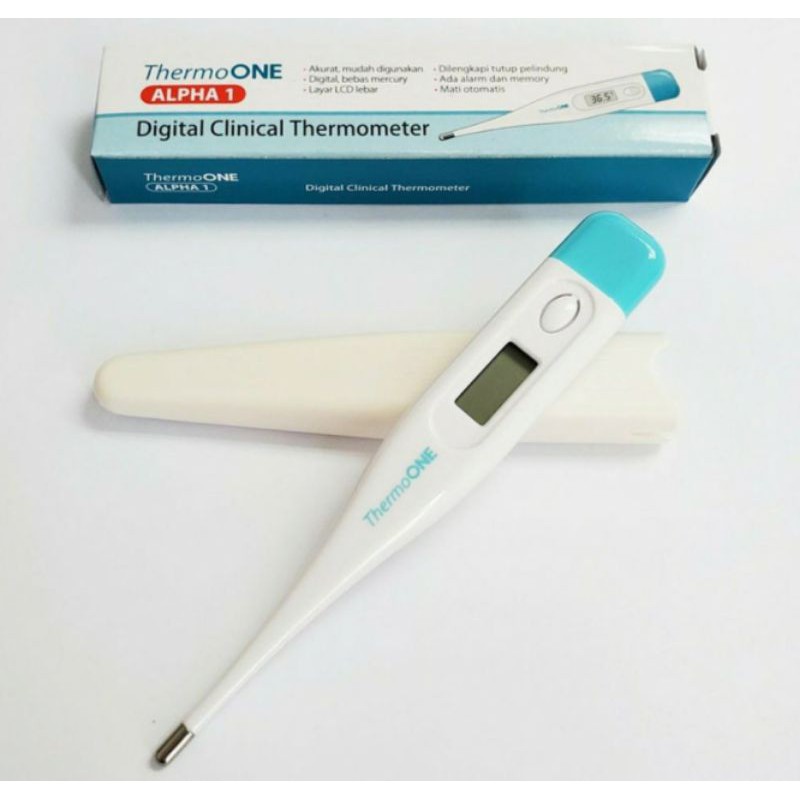 TERMOMETER DIGITAL ALPHA 1, 2, 3 THERMO ONE / ONEMED PENGUKUR SUHU BADAN BAYI /ALAT UKUR THERMOMETER