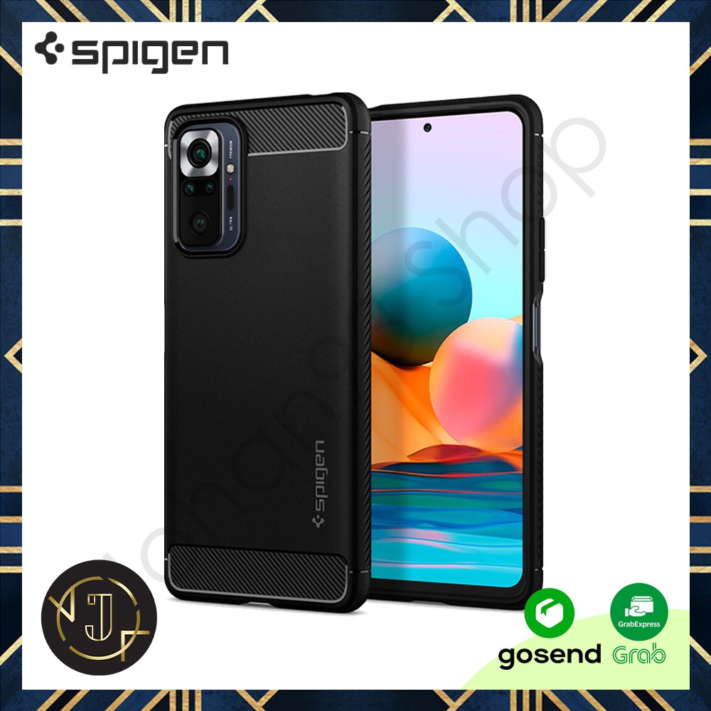 SPIGEN Rugged Armor Xiaomi Redmi Note 10 4G / Pro Flexible TPU Cases