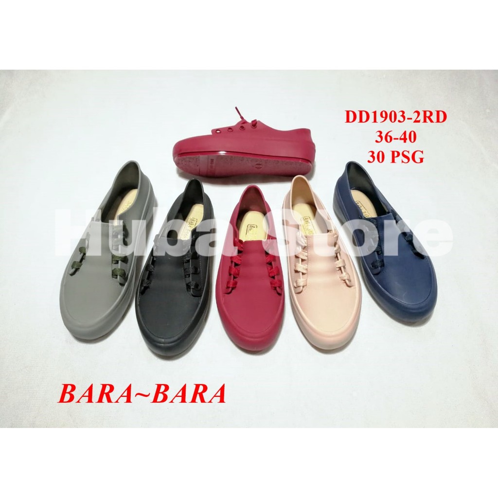 Sepatu wanita jelly shoes impor sneakers cewe kets barabara DD1903-2RD