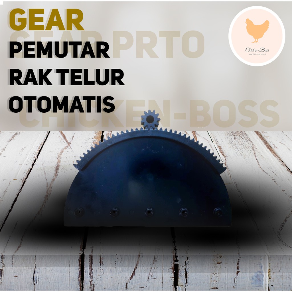 Gear Mesin Tetas Telur Otomatis untuk Sistem Rak Ayun