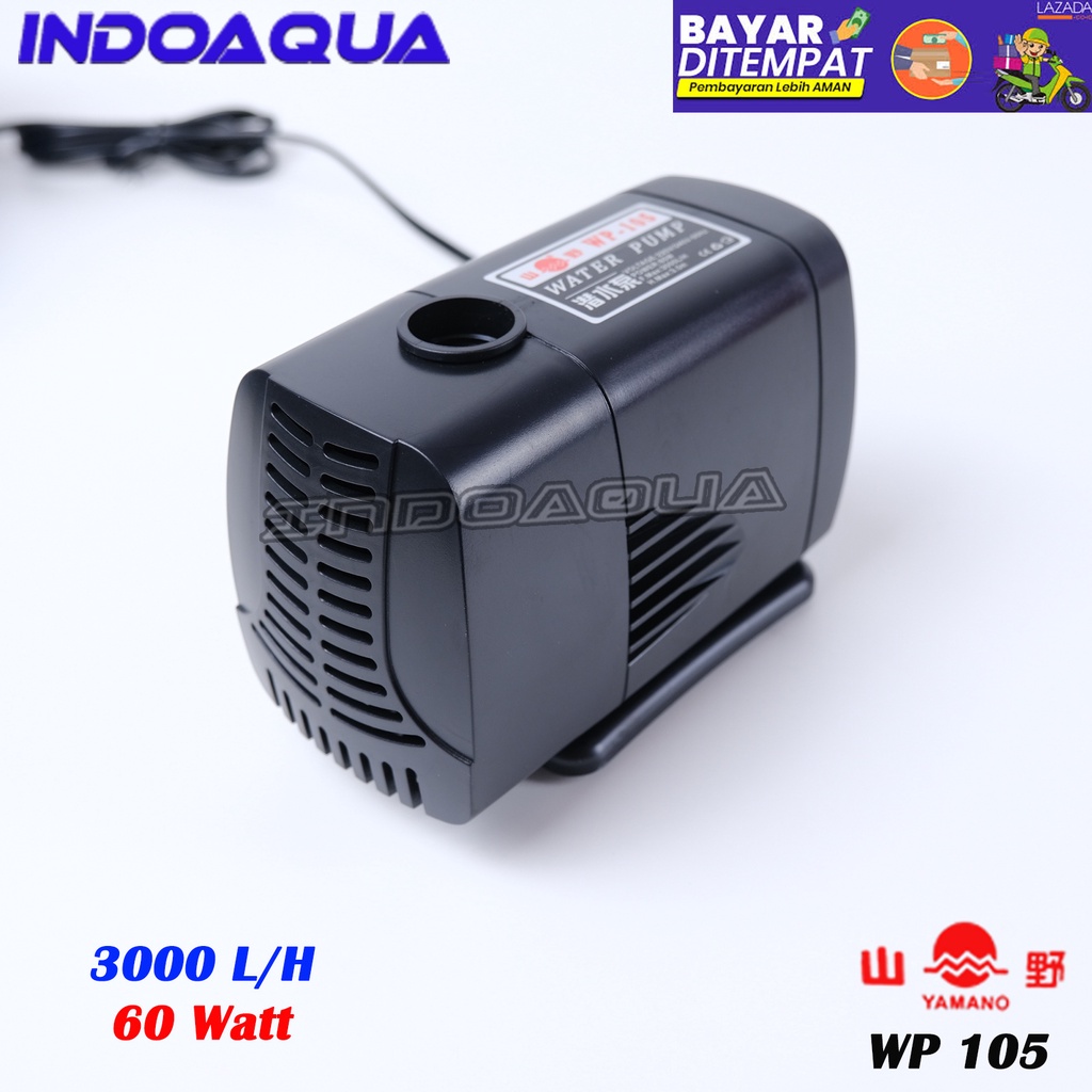 Pompa Celup Air Aquarium Besar 105 Yamano | Pompa Celup Kolam Ikan 3000 L/H | Pompa Air Mancur Kolam