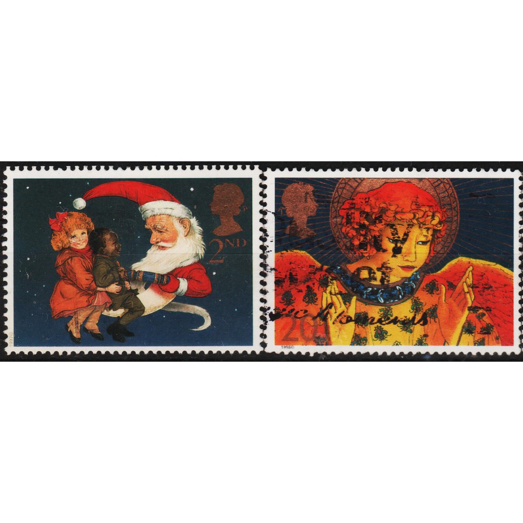 

Perangko Filateli A4-156 Great Britain VFU 2v 02.11.1998 Christmas Stamps
