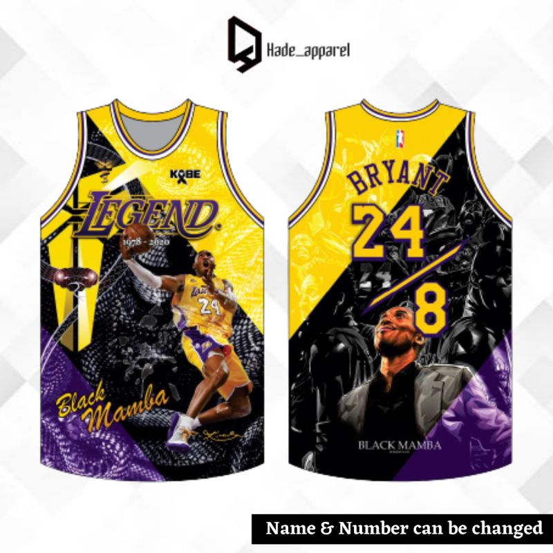 JERSEY BASKET DEWASA KOBE BYRANT