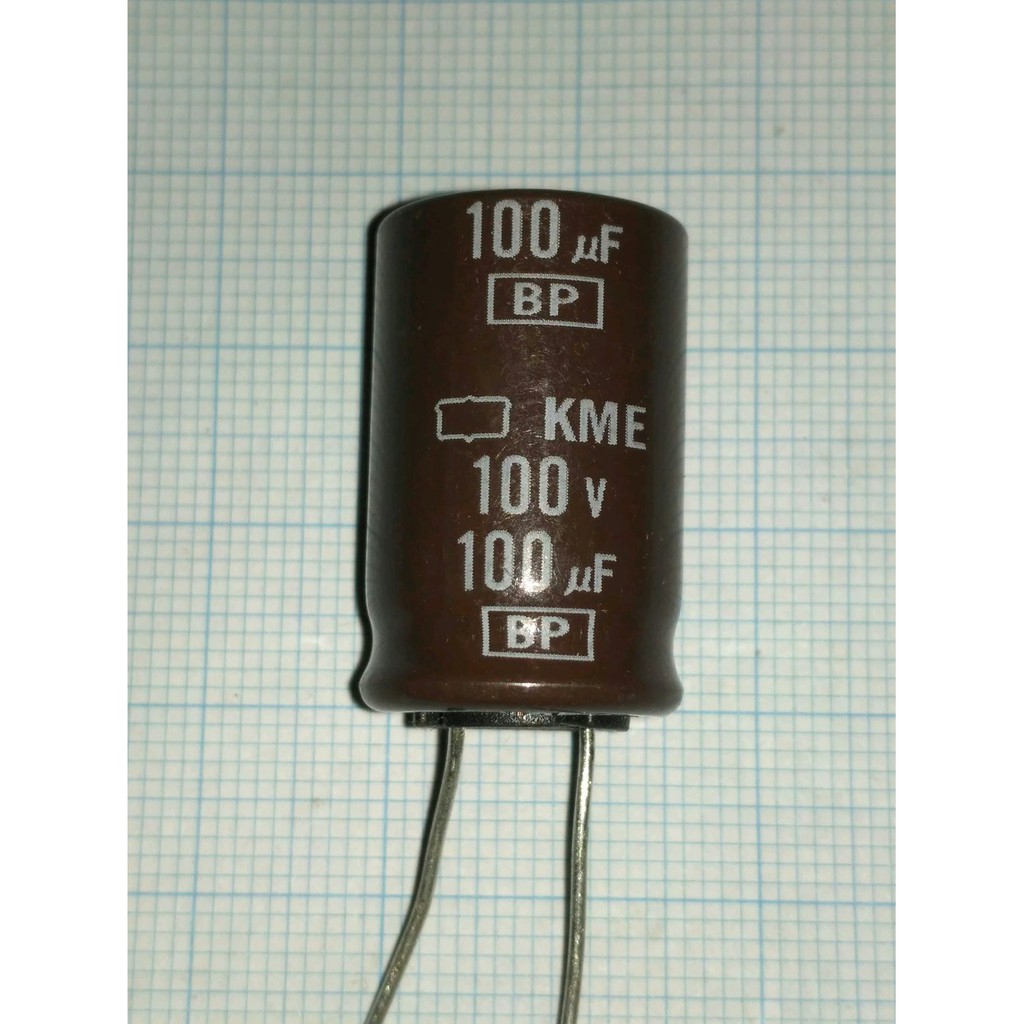 Nonpolar 100uf 100v BP Bipolar NP Ori KME Bi Polar Non Polar