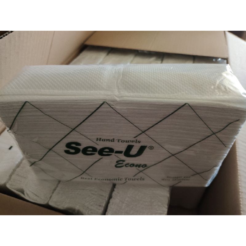 tissue see u handtowels multifold de eco green 140 sheet