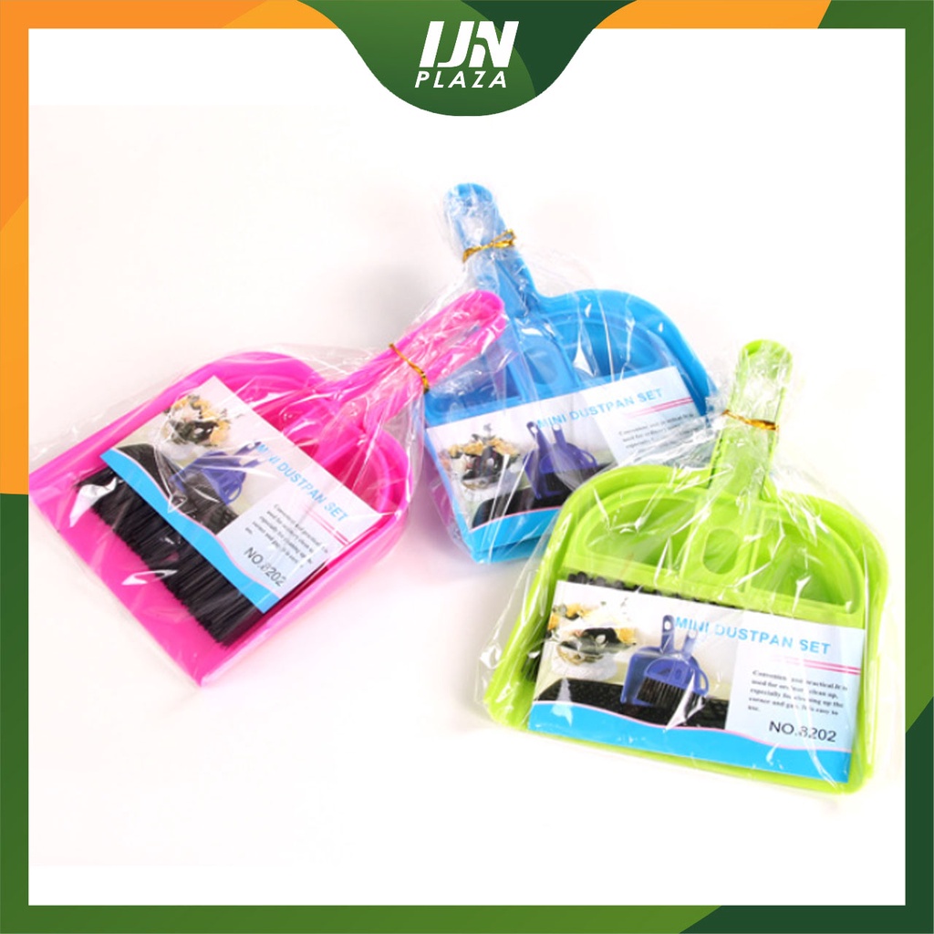❤ IJN ❤ Sapu Pengki Set / Sapu dan Pengki Mini Set / Mini Dustpan Set Serbaguna Membersihkan Mobil Keyboard Laptop