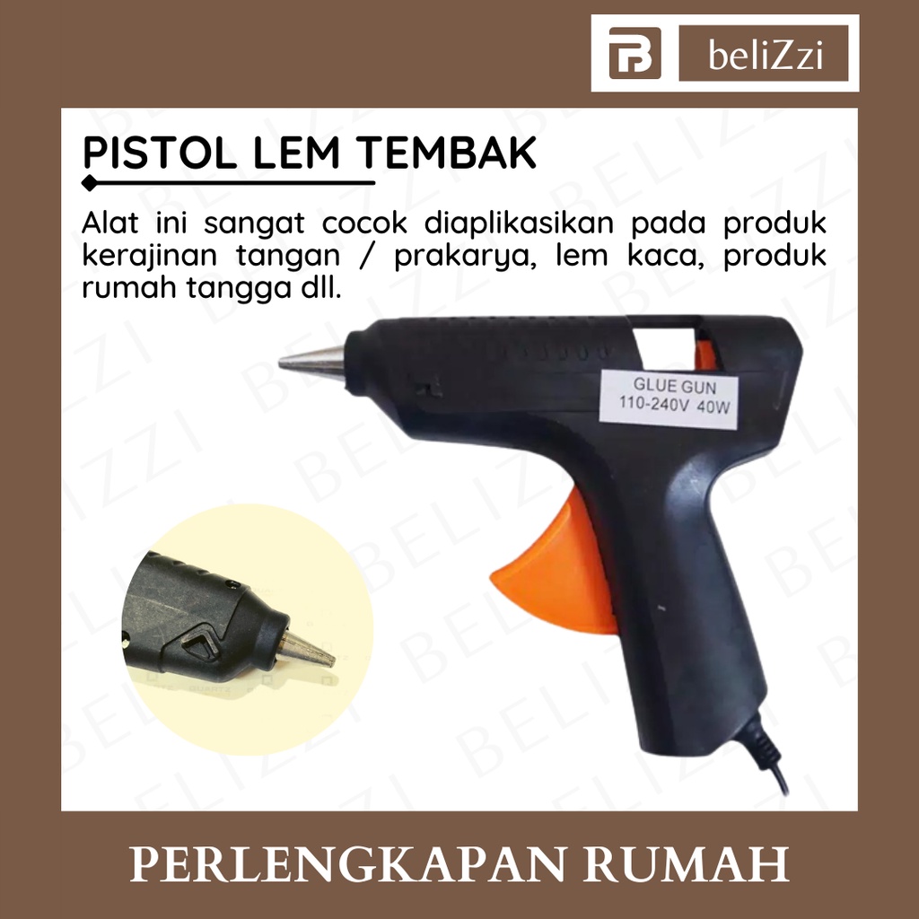 

PISTOL LEM TEMBAK/GHot Glue Gun/Alat Kerajinan Tangan