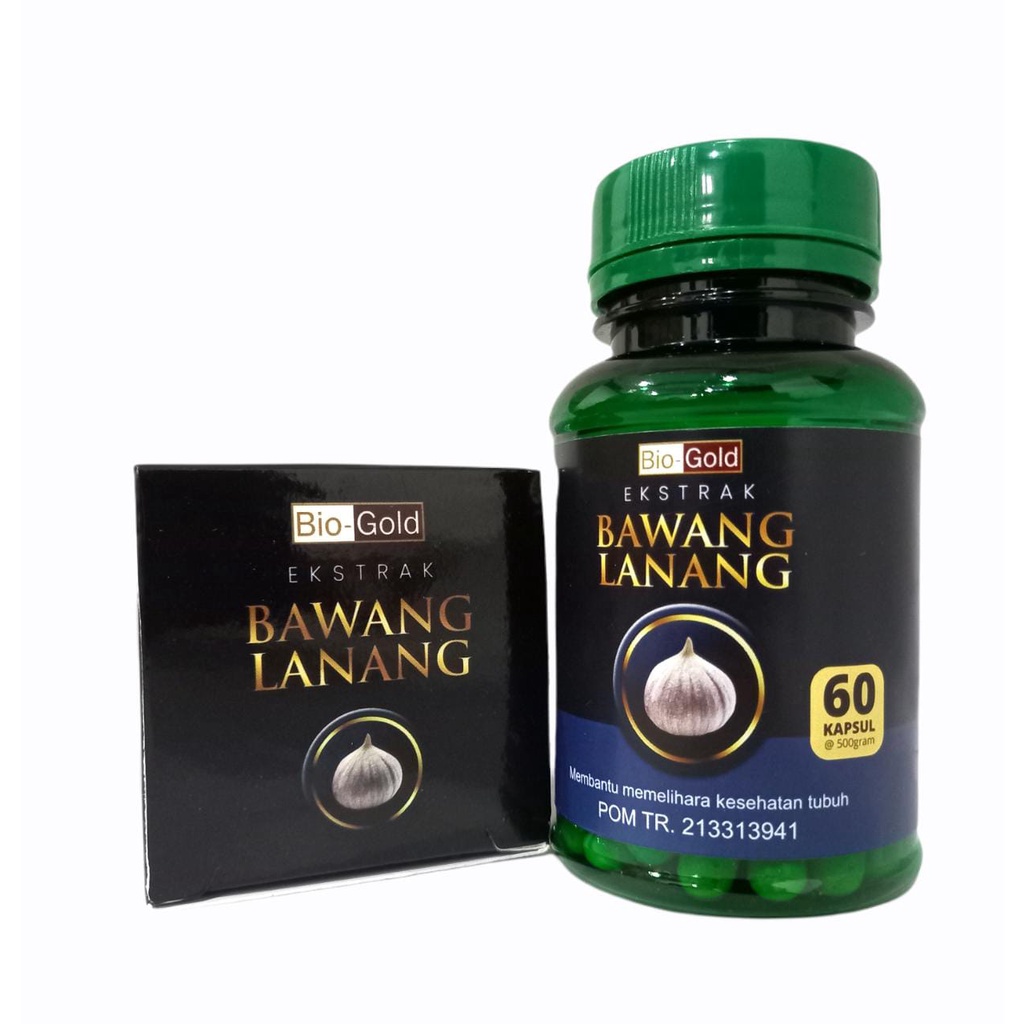 Extrak Bawang Lanang Bio Gold 60 Kapsul Bawang Putih Lanang SUPER PRIMA