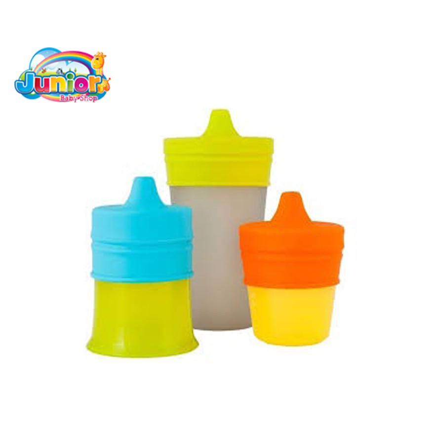 Boon Snug Spout With Cup [1 Cup + 3 Lids]