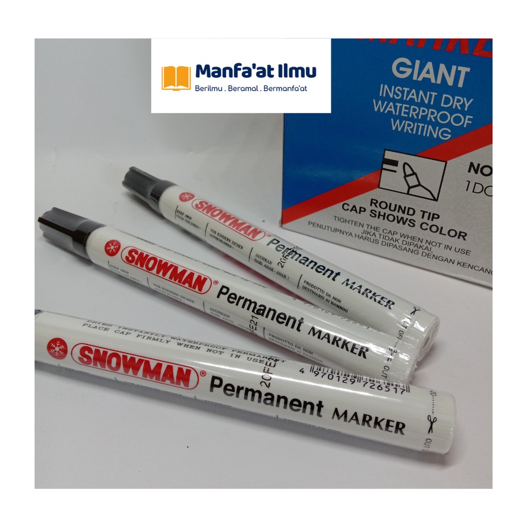

Spidol Permanen Snowman G-12