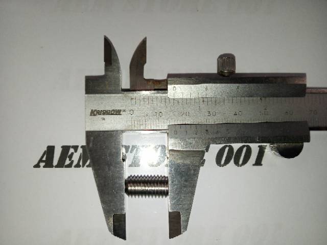 L tanam M8 x 16 (1.6cm) stainless 304