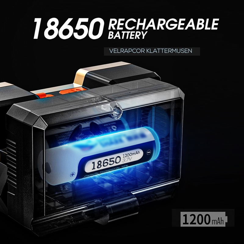 Lampu Senter Kepala 5 Led USB Rechargeable Portable Dengan Baterai Built-in Untuk Camping / Memancing