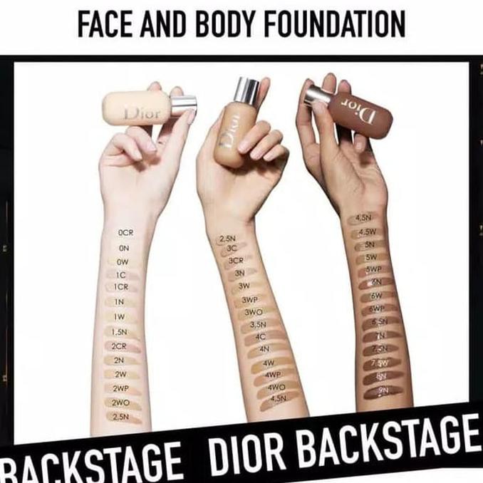 dior backstage foundation 5w