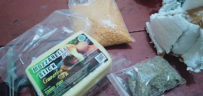 Keju Mozzarella Stick +panir +oregano