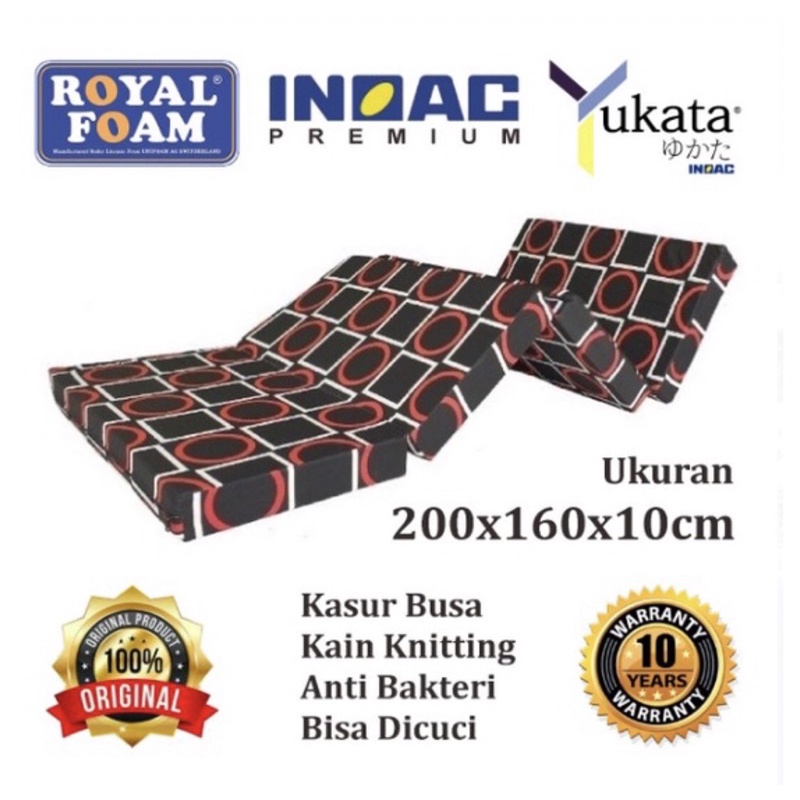 KASUR LIPAT INOAC 200x160x10cm (Garansi 5Tahun)