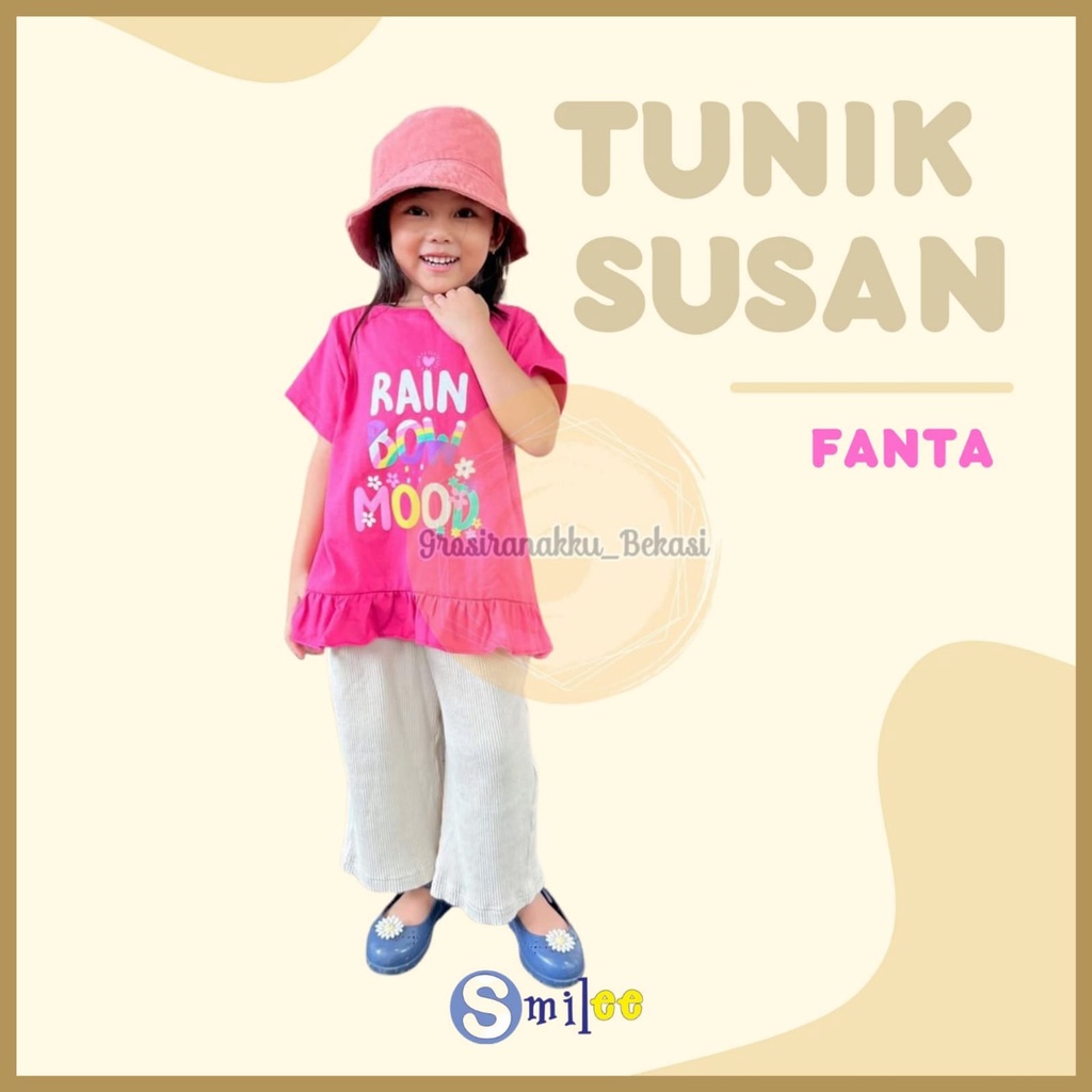 Tunik Anak Smilee Susan Fanta 1-5Thn