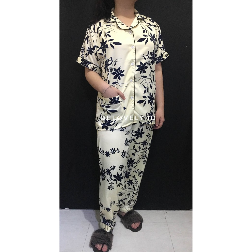 Baju Tidur Satin / Baju Satin Import / Baju Tidur Satin Kualitas AA+