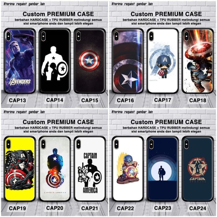 CASE CASING VIVO V20 SE MOTIF CAPTAIN AMERIKA PREMIUM CUSTOM COD