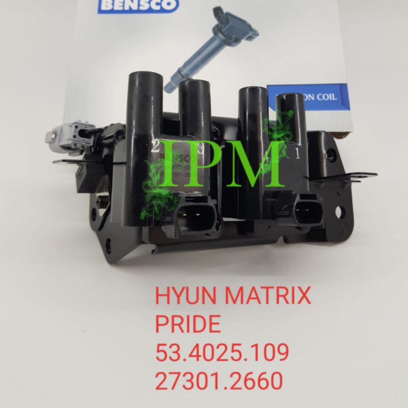 COIL IGNITION COIL MATRIX PRIDE 27301-26600 ORI BENSCO