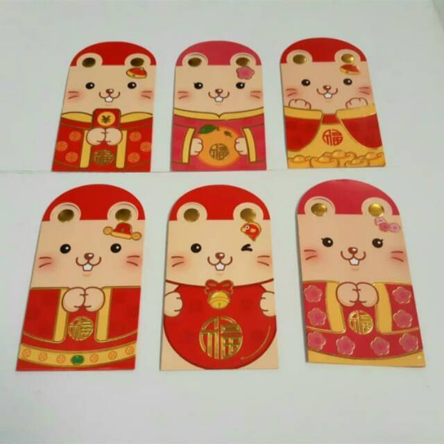 

Amplop Imlek angpao shio tikus 0499