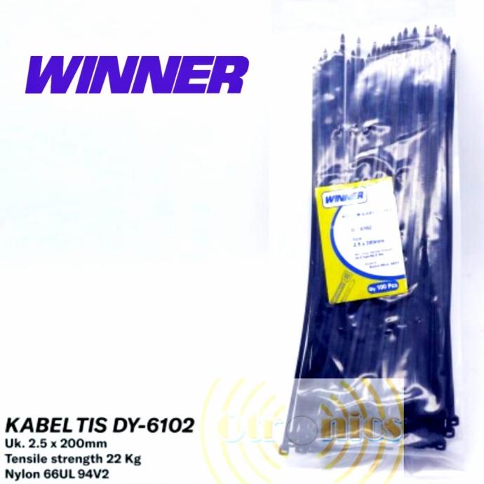 

Winner Kabel Ties 2.5mm X 20cm 100pcs otron1c5 Segera Dapatkan