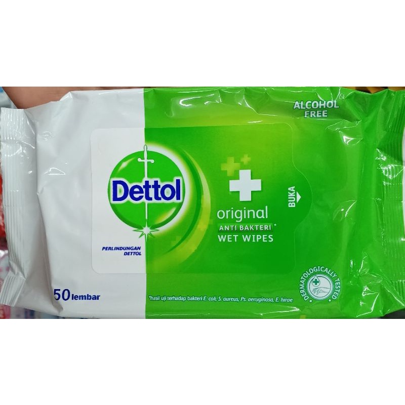 Tisu Basah Dettol (50sheets)