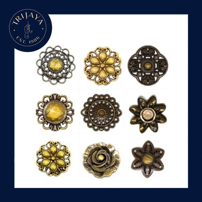 Sinergi Jaya Manik Mote ATG Motif Bunga