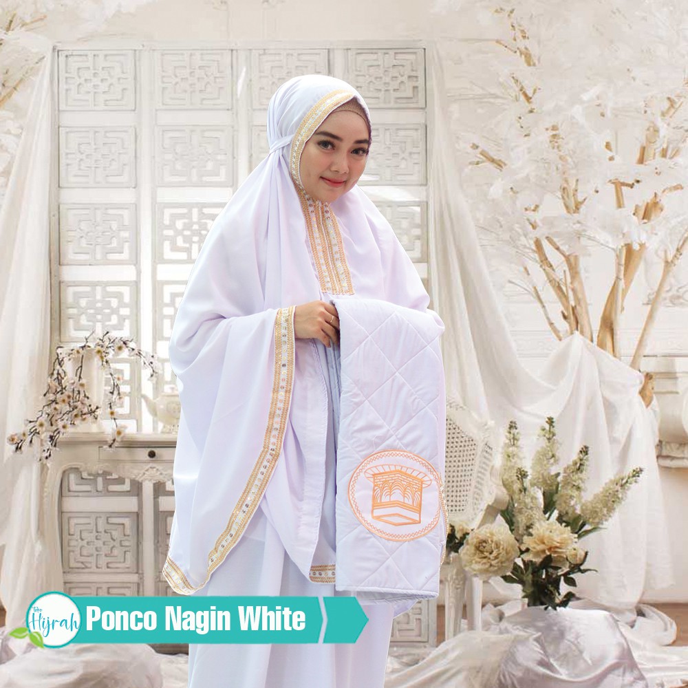 Mukena Lebaran Terbaru 2021 Ponco Super Adem Mukenah Putih Renda Dewasa Panjang Jumbo Bahan Katun
