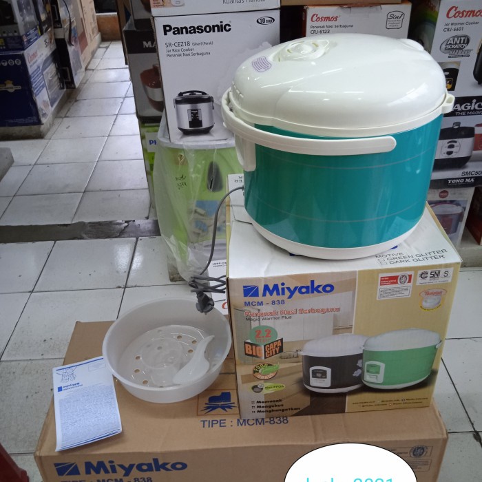 Diskon Miyako magic com MCM 838 2.2 liter - Hijau Limited