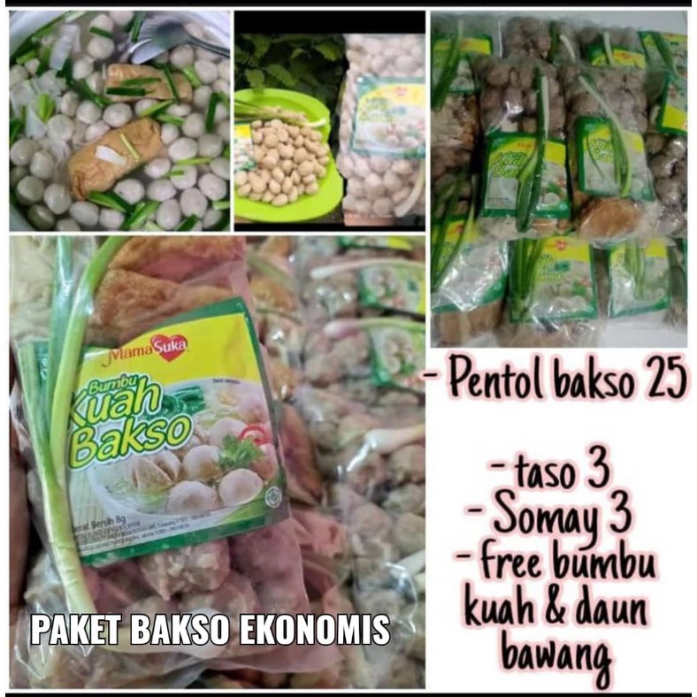 Jual Paket Bakso Ekonomis Shopee Indonesia