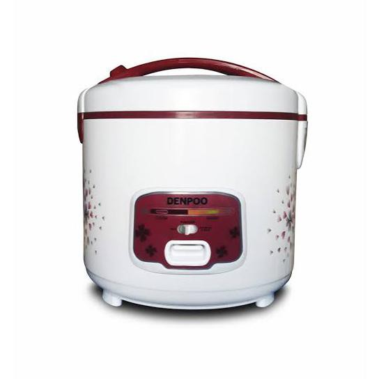 NEW / Denpoo Rice Cooker DMJ 911 Red - White / BERKUALITAS