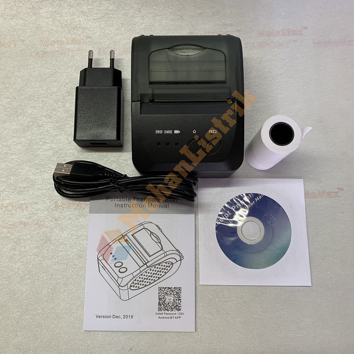 Mini Thermal 58mm Printer Bluetooth Kasir Zjiang 5809 PRO SUPPORT 8 DEVICES