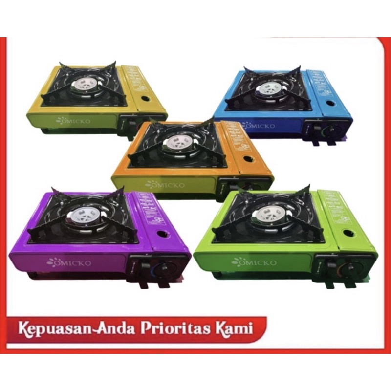 OMICKO Kompor Gas Portable Mini 1 Tungku