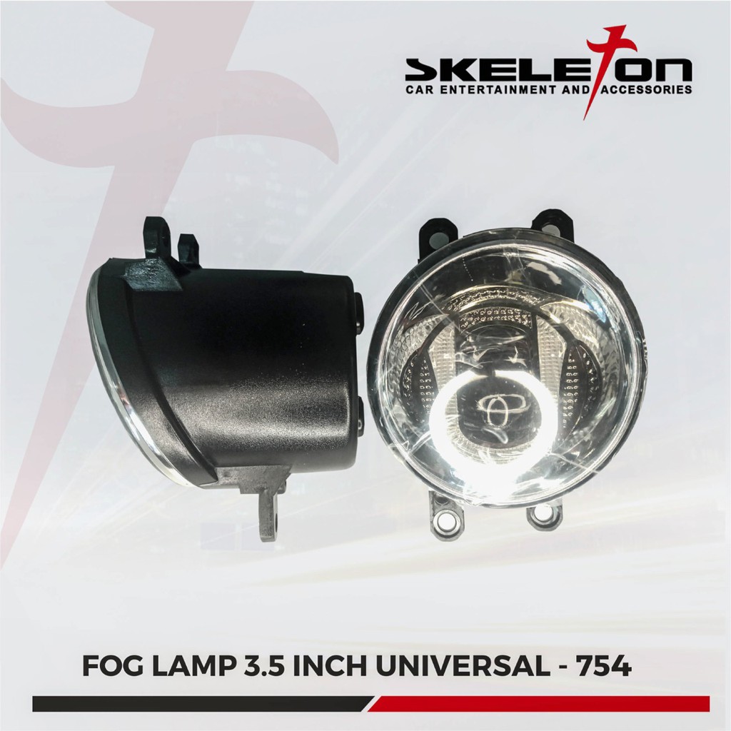 LAMPU KABUT FOG LAMP 3.5 INCH UNIVERSAL 754