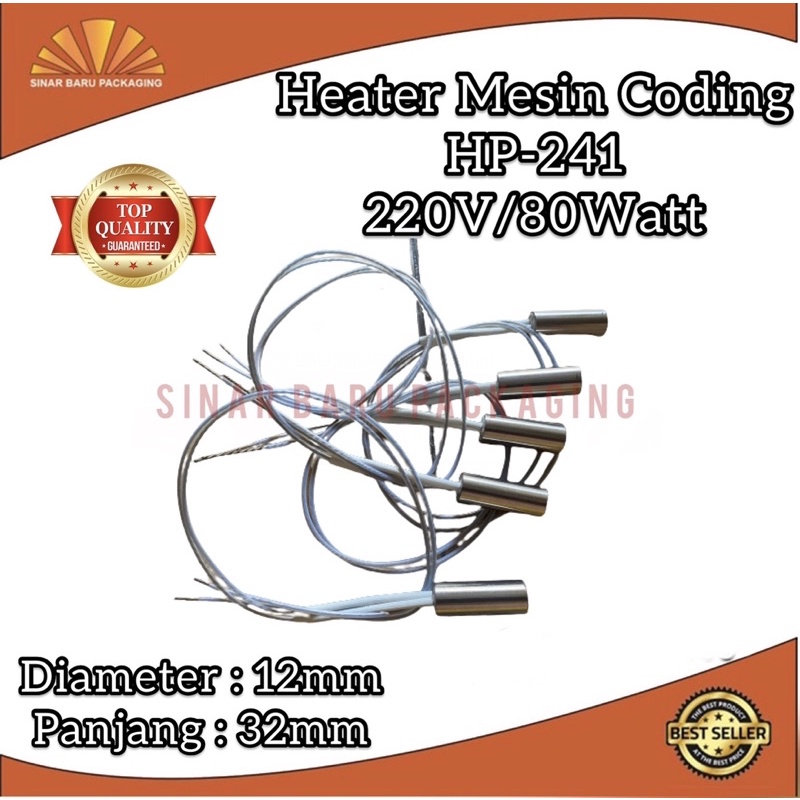 Heater Tube Pemanas Mesin Coding HP-241/HP241