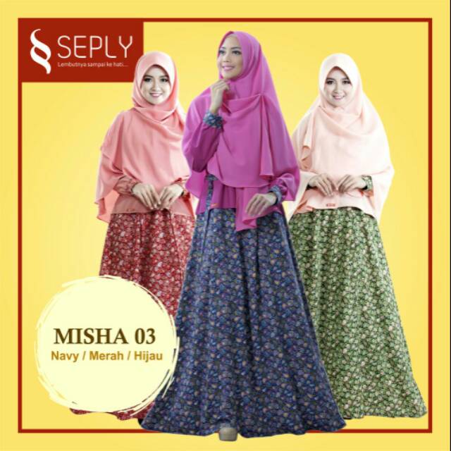 GAMIS MURAH,SEPLY MISHA 05 ,Bahannya bagus banget dan cocok dipakai buat acara santai maupun formal