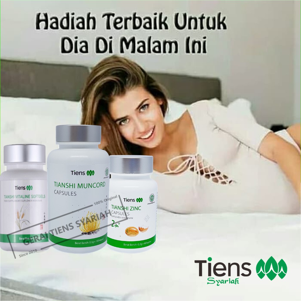 OBAT HERBAL VITALITAS PRIA STAMINA TIENS TIANSHI Muncord Zinc Vitaline